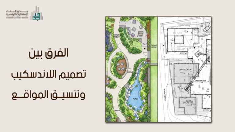 الفرق بين تصميم اللاندسكيب وتنسيق المواقع ودور كل منهما في تجميل الفراغات الخارجية
