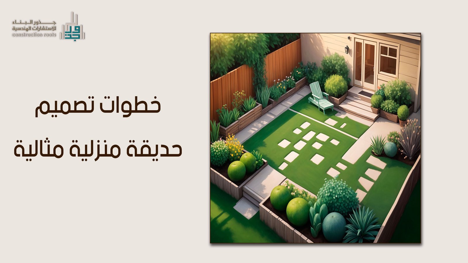 دليل خطوات تصميم حديقة منزلية مثالية: من التخطيط الهندسي إلى الواحة الخضراء