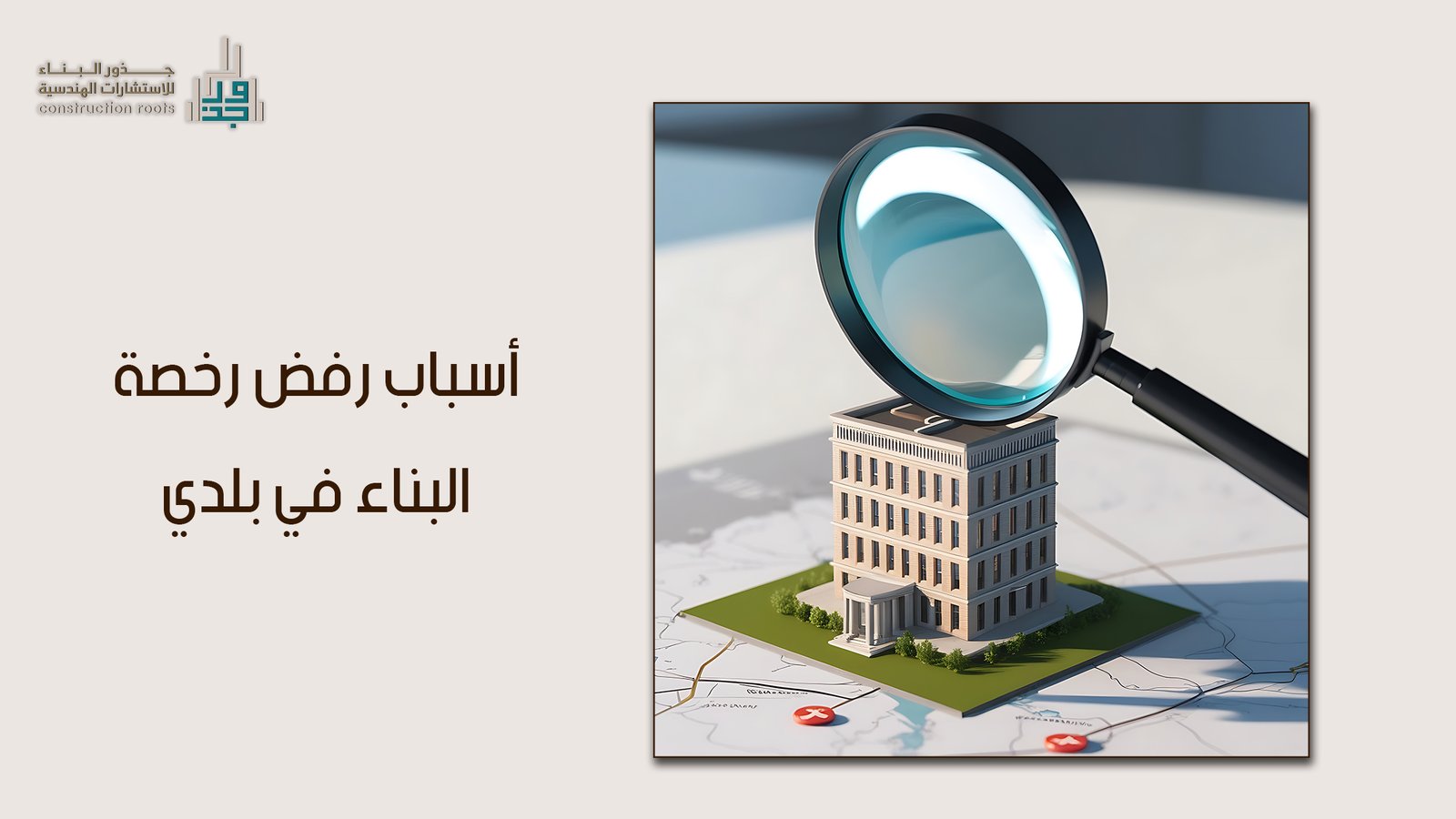 أسباب رفض رخصة البناء في بلدي: اكتشفها وتجنب العقبات مع مكتب جذور البناء
