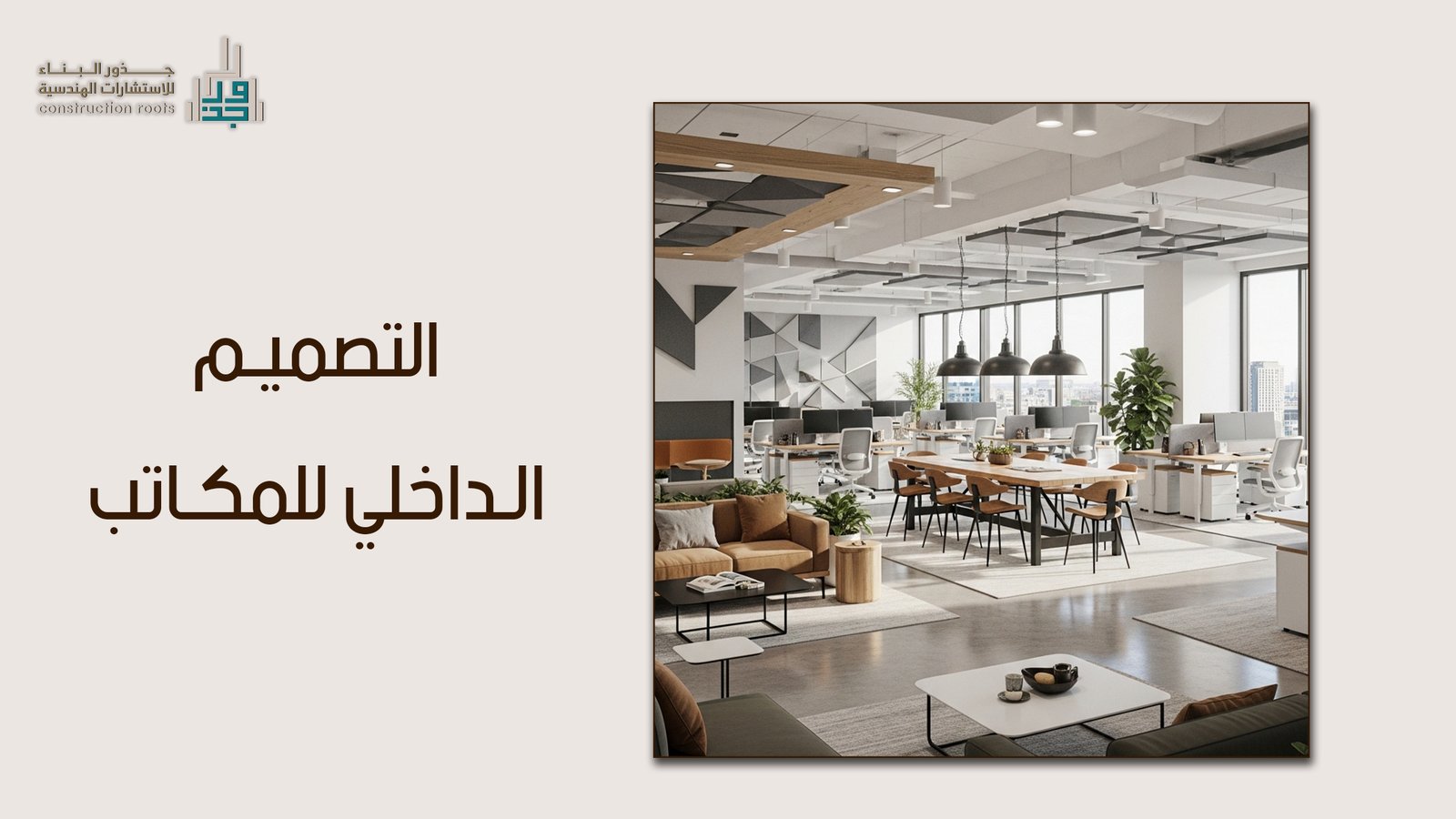 التصميم الداخلي للمكاتب: دليلك لتصميم بيئة عمل مثالية