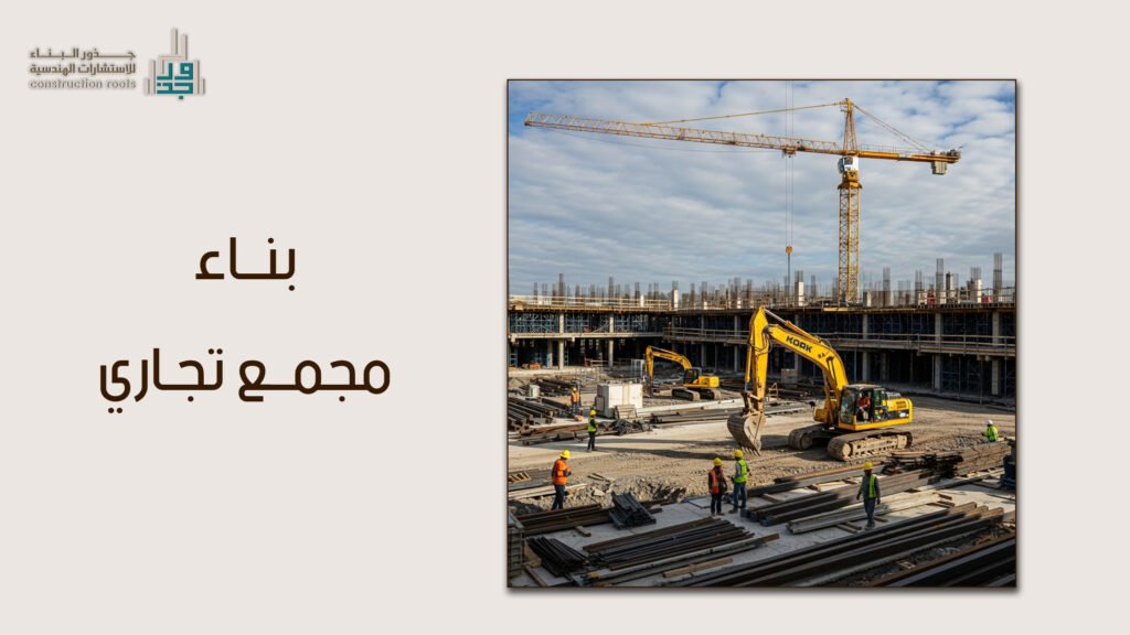 بناء مجمع تجاري