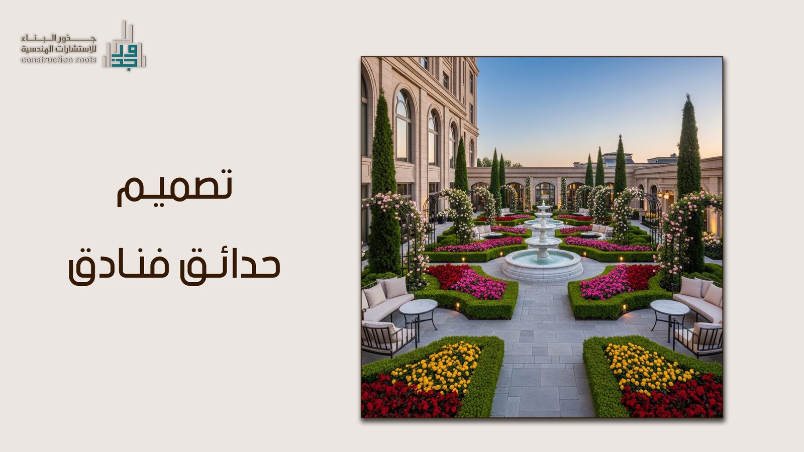 فنون الطبيعة في تصميم حدائق فنادق: استراتيجيات خلق واحات استجمام عالمية