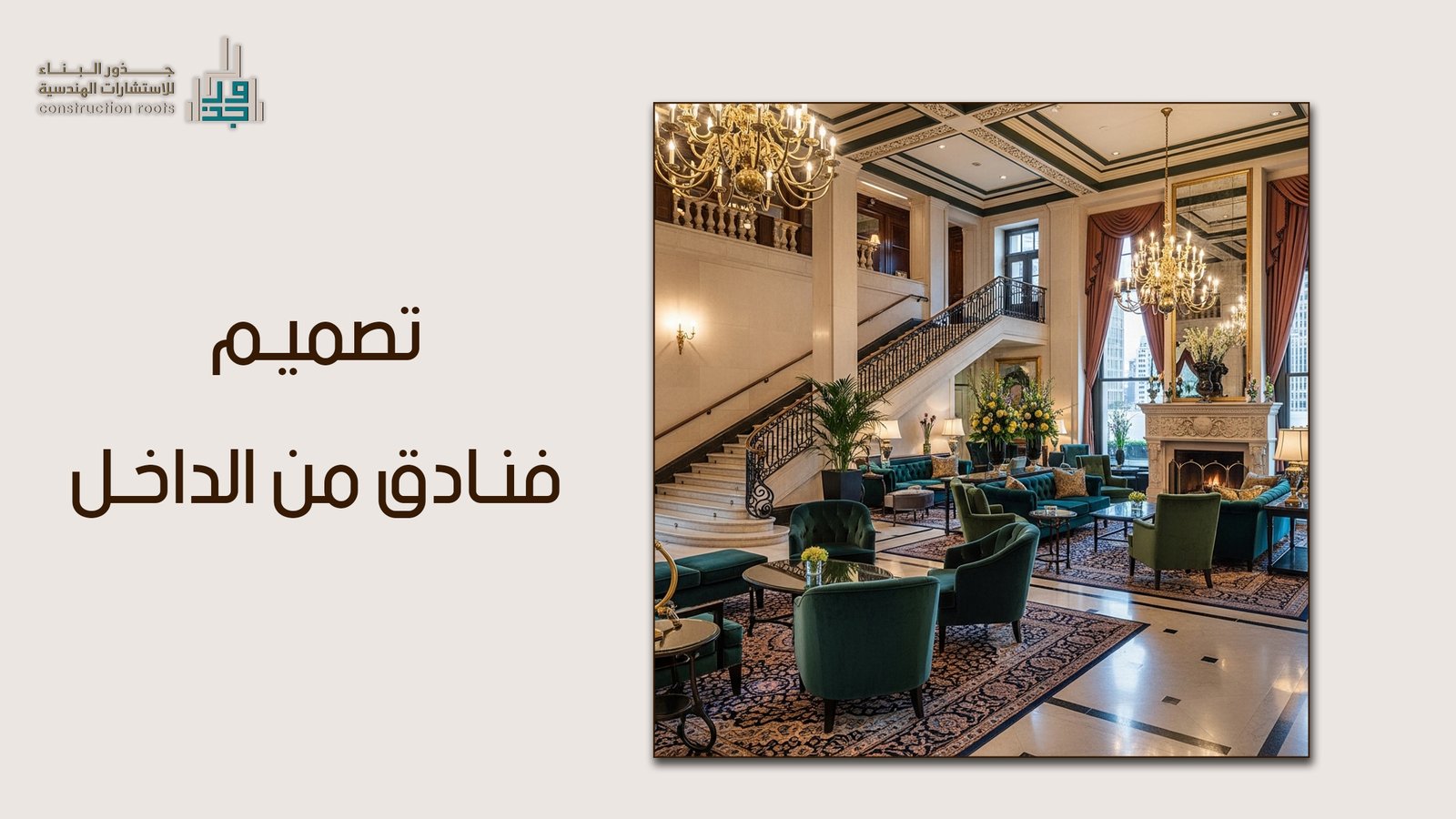 تصميم فنادق من الداخل بأناقة عصرية ولمسات سعودية مبتكرة 2026