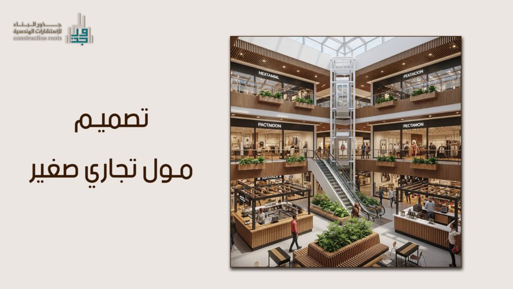 تصميم مول تجاري صغير