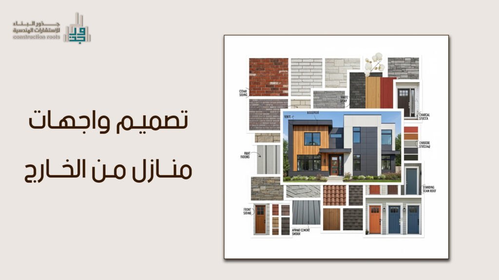 تصميم واجهات منازل من الخارج