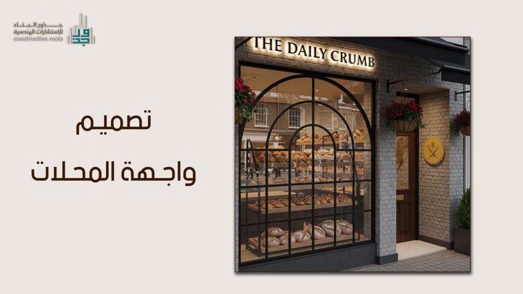 تصميم واجهة المحلات
