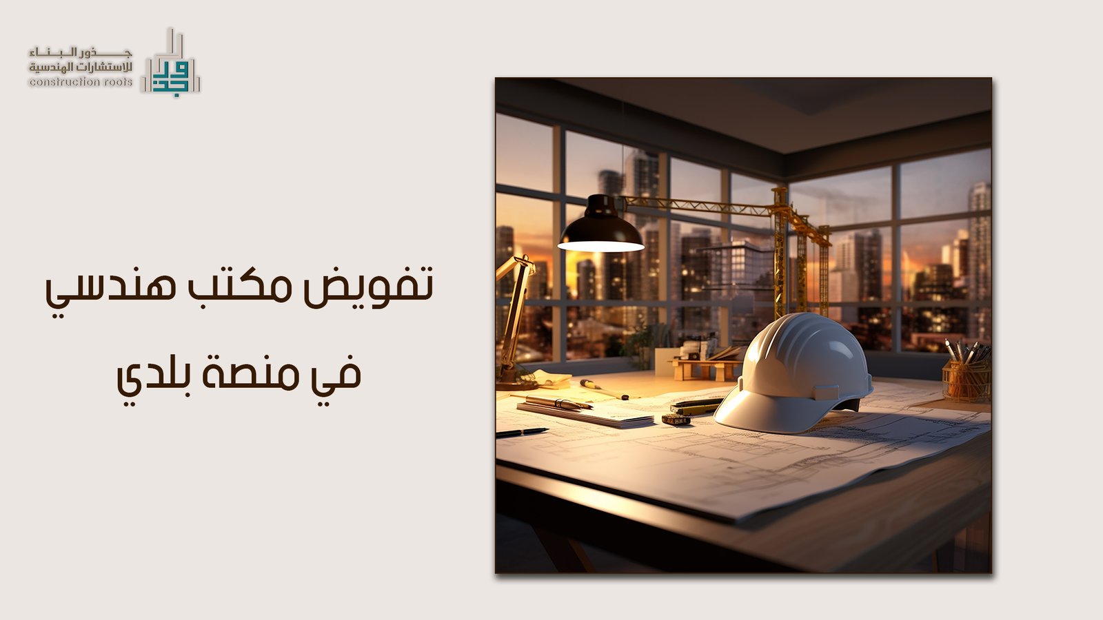 الآفاق التقنية لعملية تفويض مكتب هندسي في منصة بلدي ودورها في التحول العمراني
