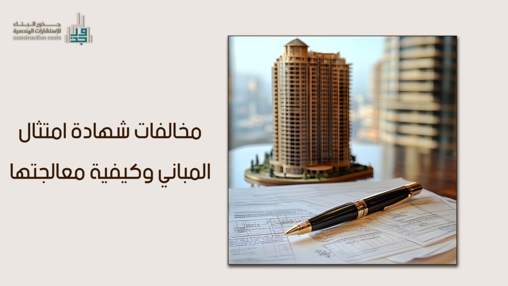 مخالفات شهادة امتثال المباني وكيفية معالجتها