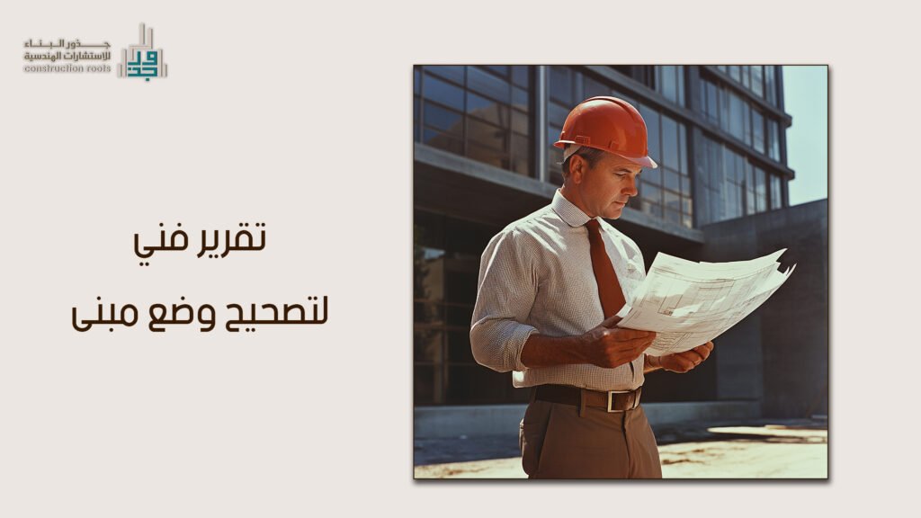 تقرير فني لتصحيح وضع مبنى