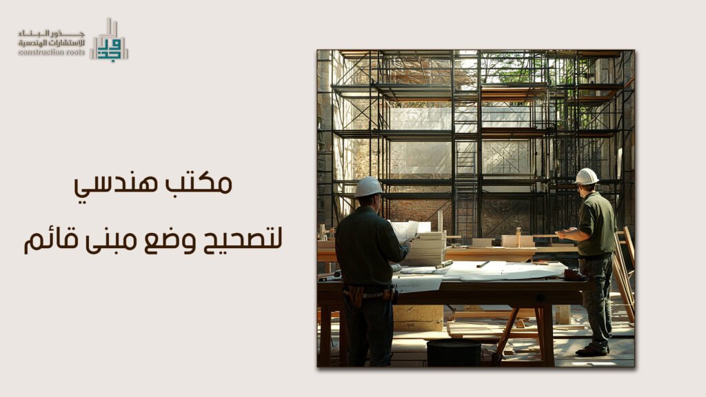 مكتب هندسي لتصحيح وضع مبنى قائم