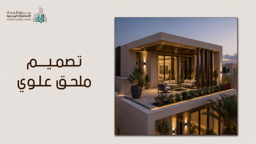 تصميم ملحق علوي