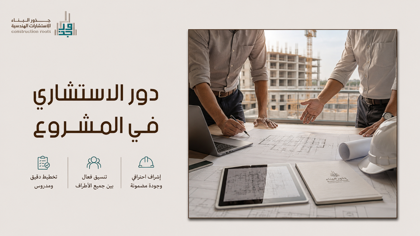 أهمية دور الاستشاري في المشروع لضمان نجاح التنفيذ من الأساس حتى التسليم