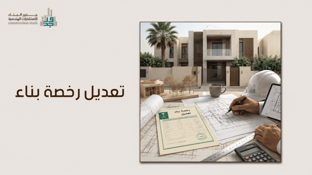 تعديل رخصة بناء