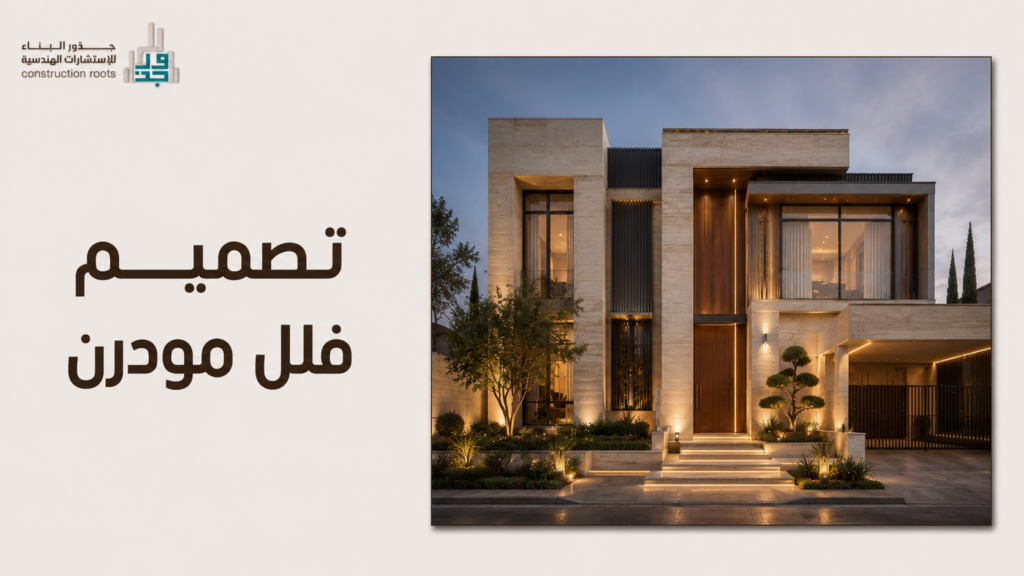تصميم فلل مودرن