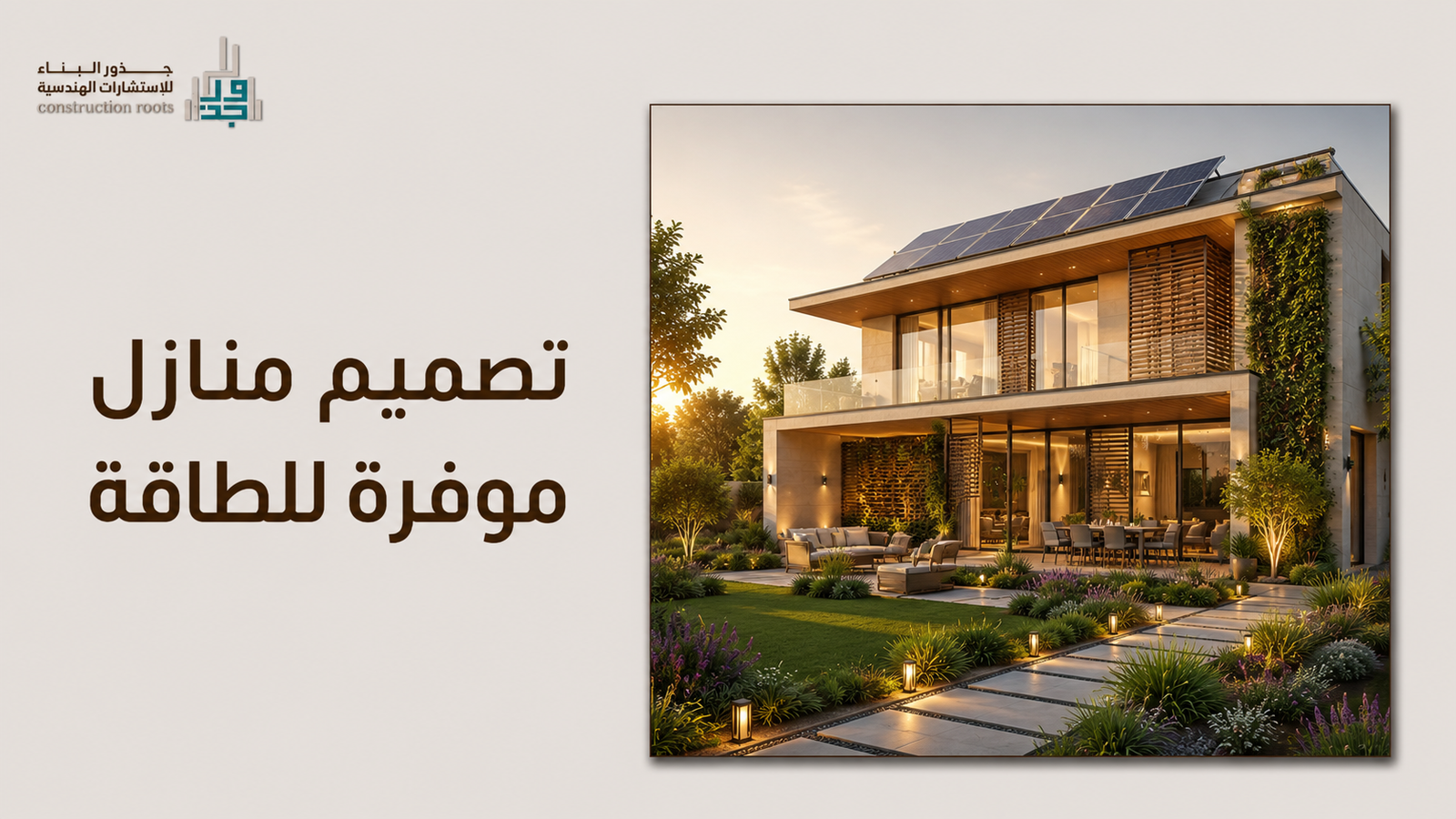 تصميم منازل موفرة للطاقة: الدليل الشامل لبناء بيت المستقبل الذكي المستدام