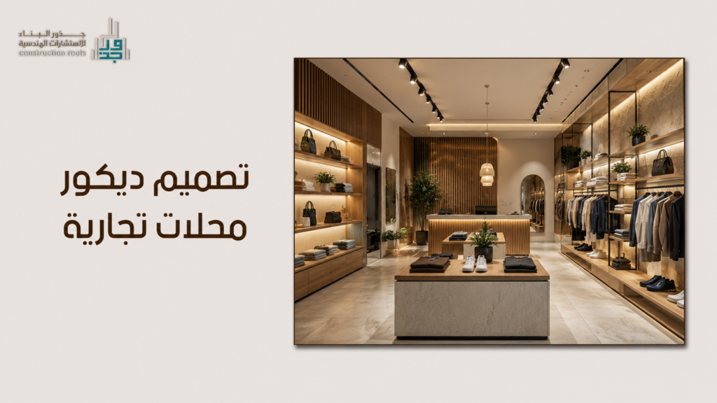 تصميم ديكور محلات تجارية