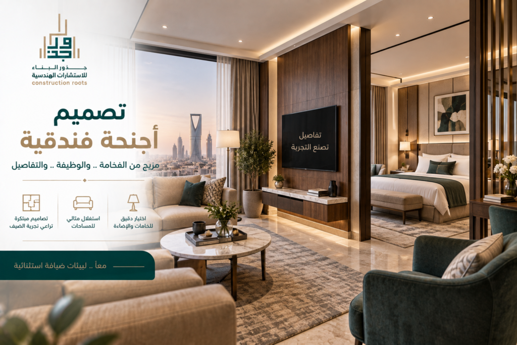 تصميم أجنحة فندقية