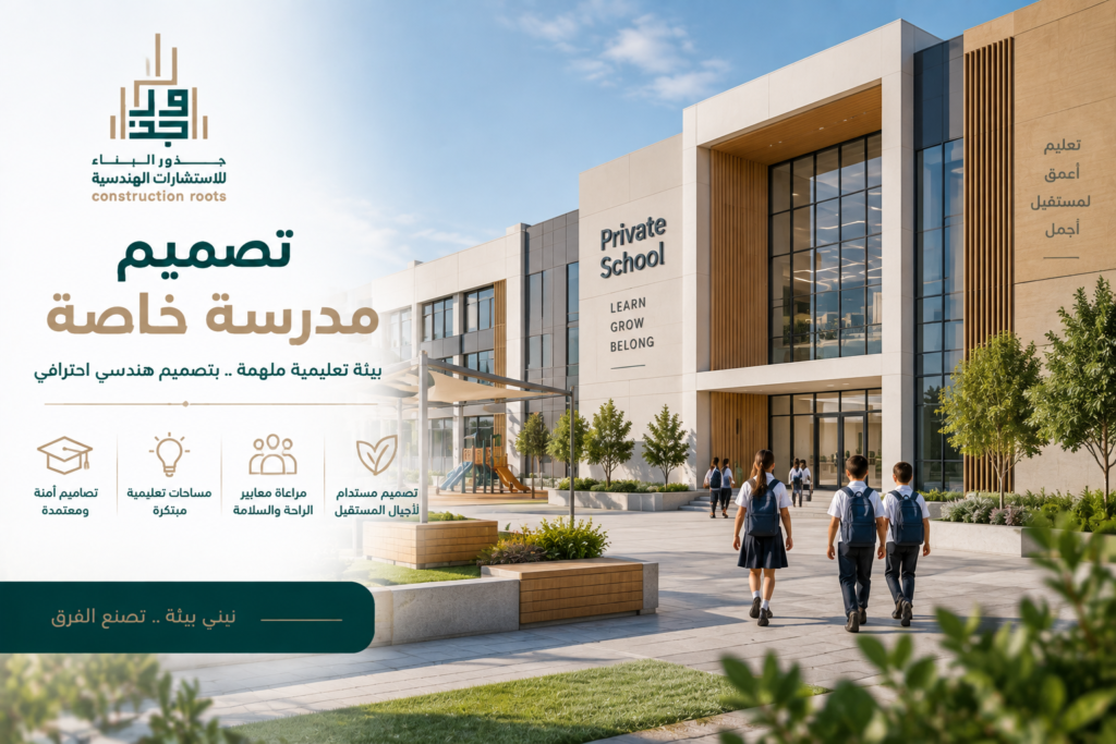 تصميم مدرسة خاصة في السعودية: أسس إنشاء بيئة تعليمية متطورة