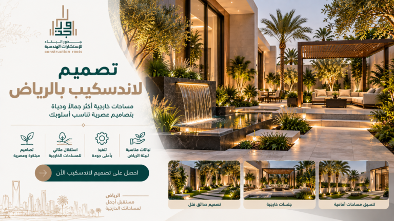 تصميم لاندسكيب بالرياض: دليل متكامل لتنسيق الحدائق والمساحات الخارجية