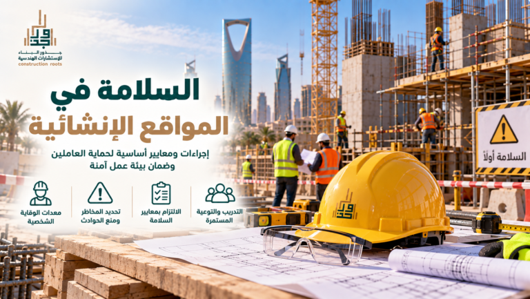 السلامة في المواقع الانشائية: أهم القواعد والإجراءات لحماية العاملين