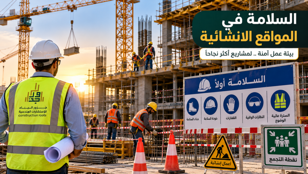 السلامة في المواقع الانشائية