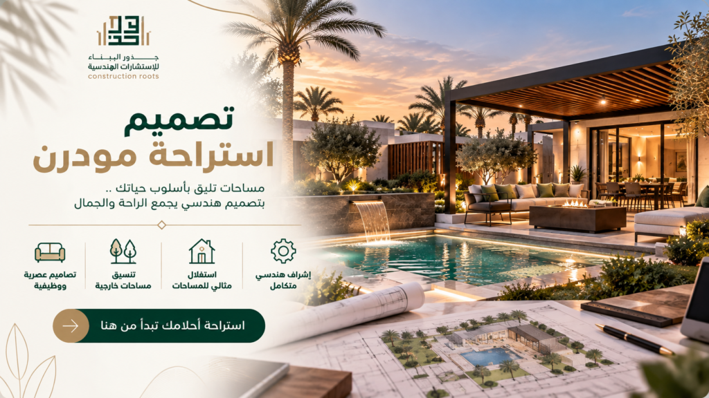 تصميم استراحة مودرن