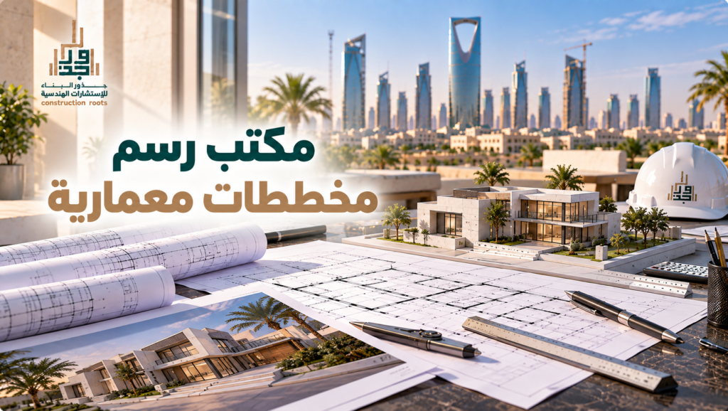 مكتب رسم مخططات معمارية في السعودية | تصميم احترافي لمشروعك