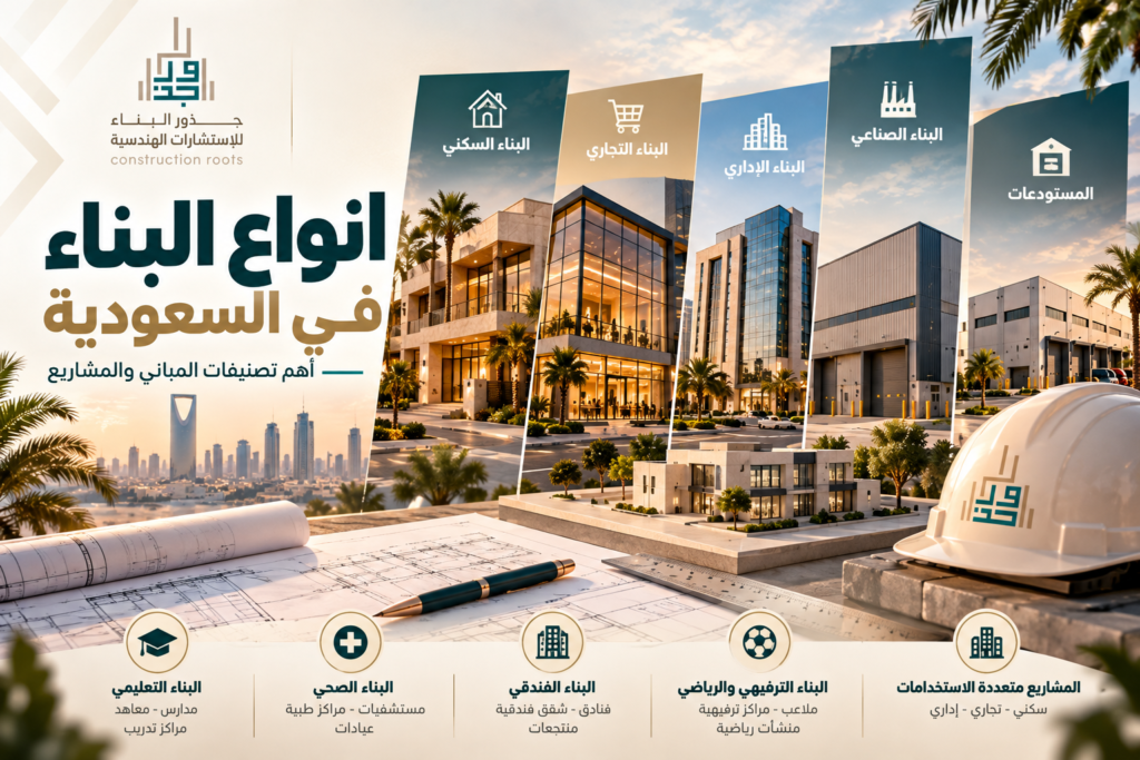 انواع البناء في السعودية